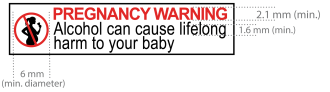 Pregnancy warning label with size guides for web type 1
